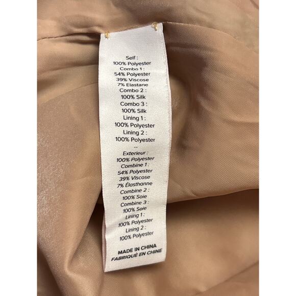 Cinq A Sept NWT Sera Sheath Dress Size 0 Black Camel Printed Sleeveless Evening - Picture 9 of 10